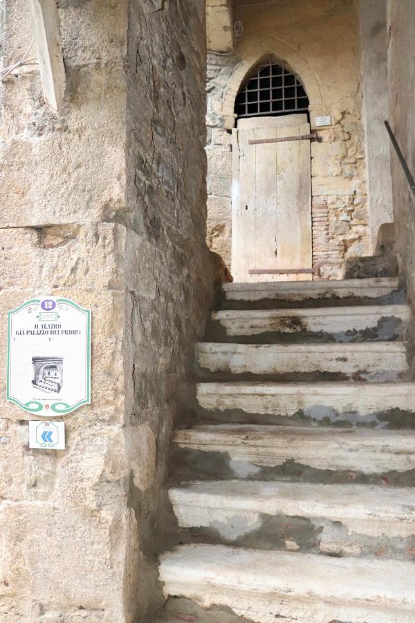 La Casa Del Teatro Apartman Campiglia dʼOrcia Kültér fotó