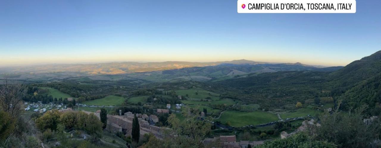 La Casa Del Teatro Apartman Campiglia dʼOrcia Kültér fotó